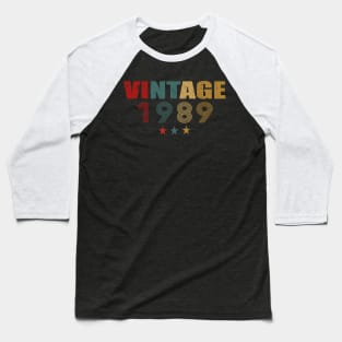 Vintage Since 1989 Baseball T-Shirt